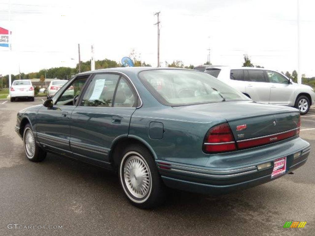 1997 Regency Sedan - Medium Dark Teal Metallic / Light Beige photo #3