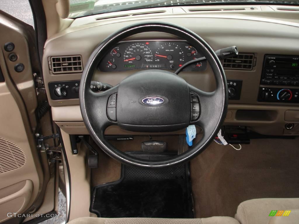 2004 F250 Super Duty XLT SuperCab 4x4 - Arizona Beige Metallic / Medium Parchment photo #10