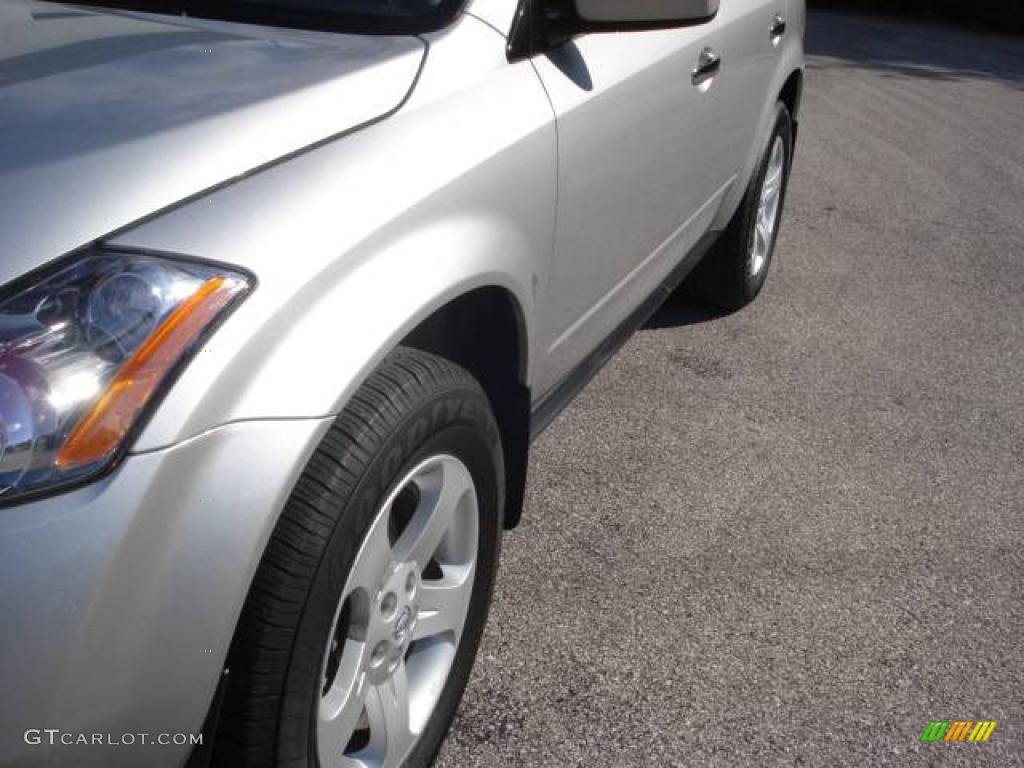 2004 Murano SL - Sheer Silver Metallic / Charcoal photo #10