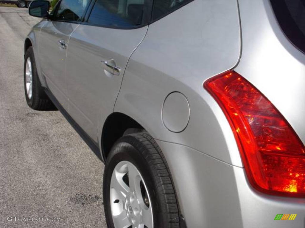 2004 Murano SL - Sheer Silver Metallic / Charcoal photo #11