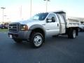 2005 Silver Metallic Ford F550 Super Duty XL Regular Cab Chassis  photo #6