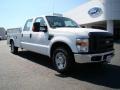 Oxford White 2009 Ford F250 Super Duty XL Crew Cab Chassis