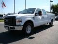 Oxford White - F250 Super Duty XL Crew Cab Chassis Photo No. 6