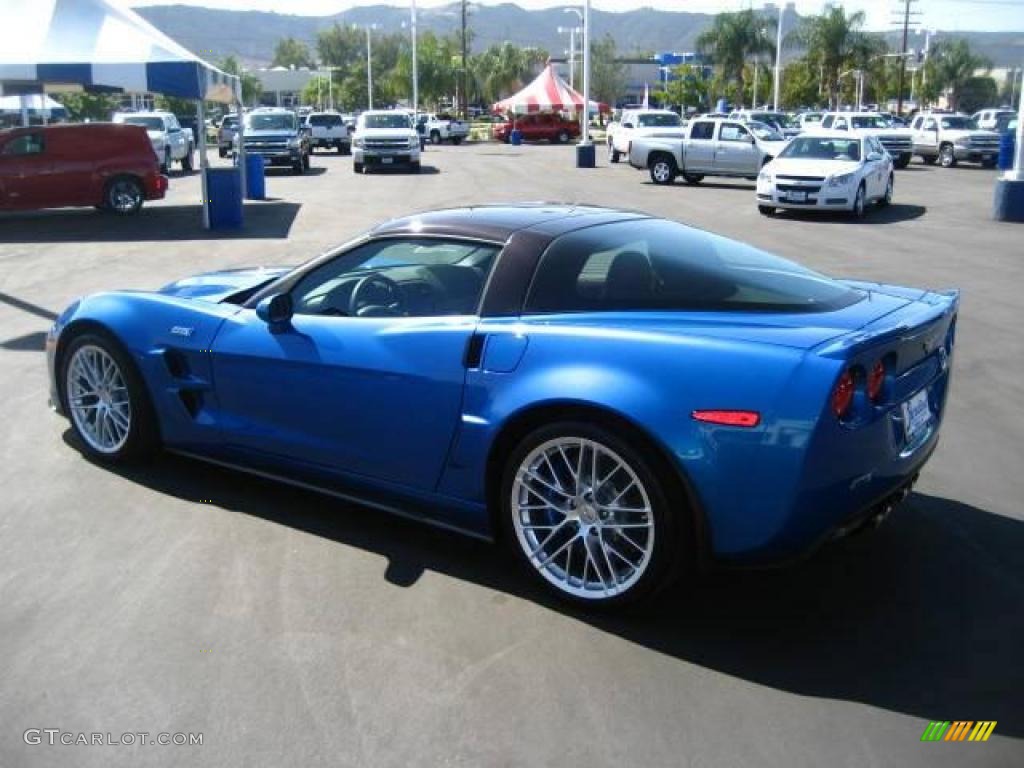 2010 Corvette ZR1 - Jetstream Blue Metallic / Ebony Black photo #4