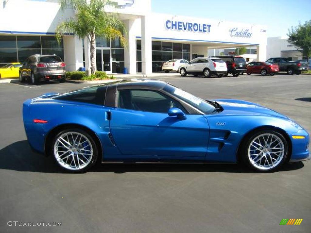 2010 Corvette ZR1 - Jetstream Blue Metallic / Ebony Black photo #6