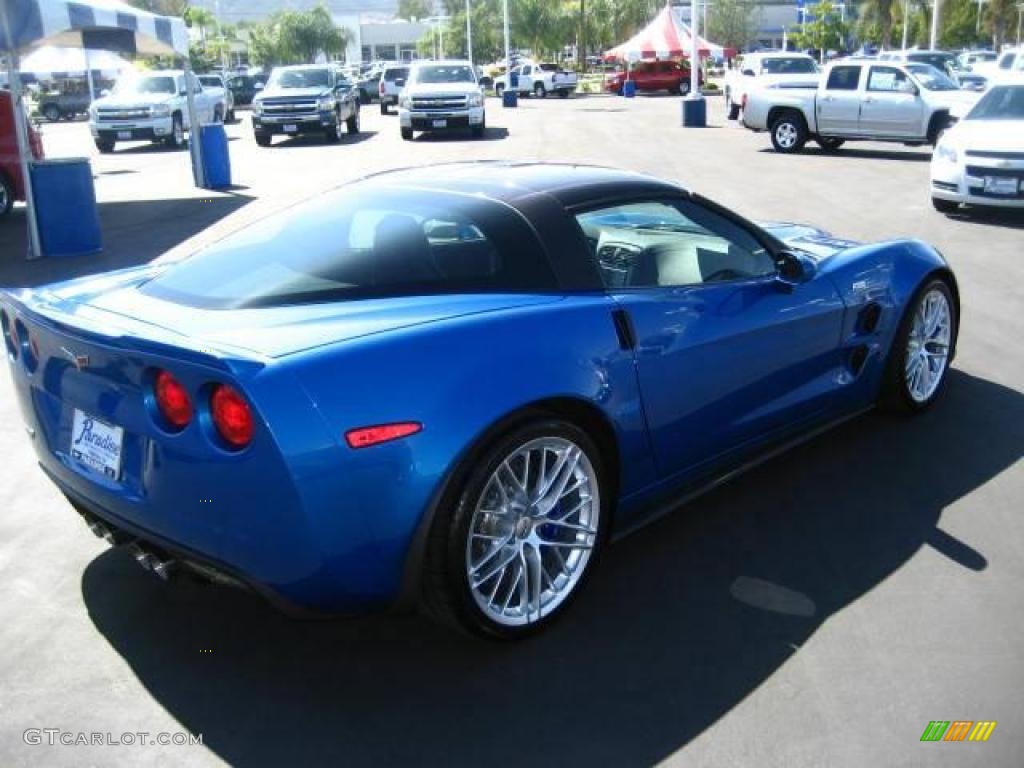 2010 Corvette ZR1 - Jetstream Blue Metallic / Ebony Black photo #7