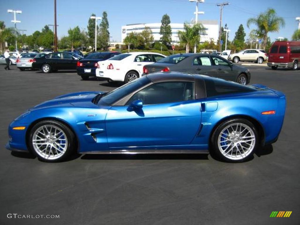 2010 Corvette ZR1 - Jetstream Blue Metallic / Ebony Black photo #9