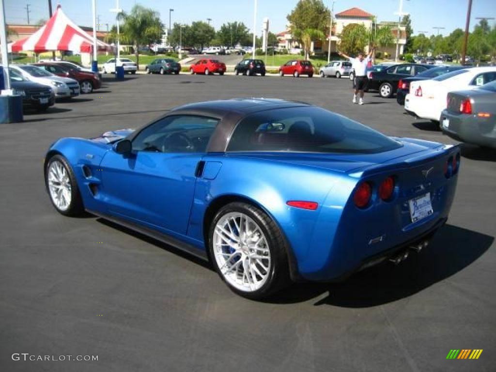 2010 Corvette ZR1 - Jetstream Blue Metallic / Ebony Black photo #10