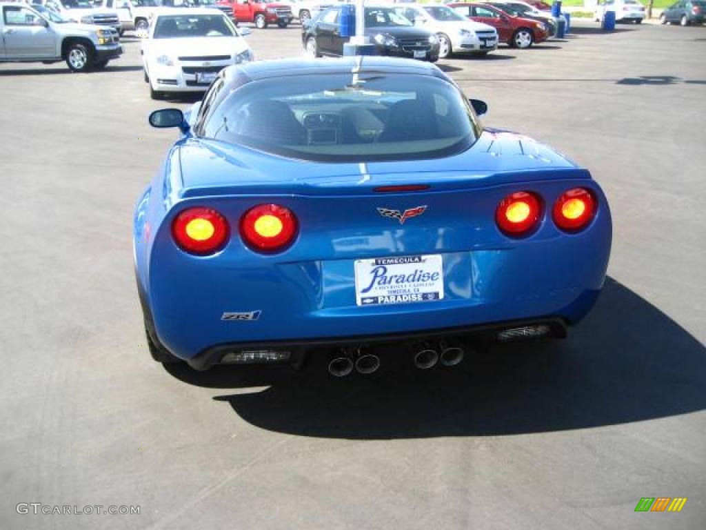 2010 Corvette ZR1 - Jetstream Blue Metallic / Ebony Black photo #11