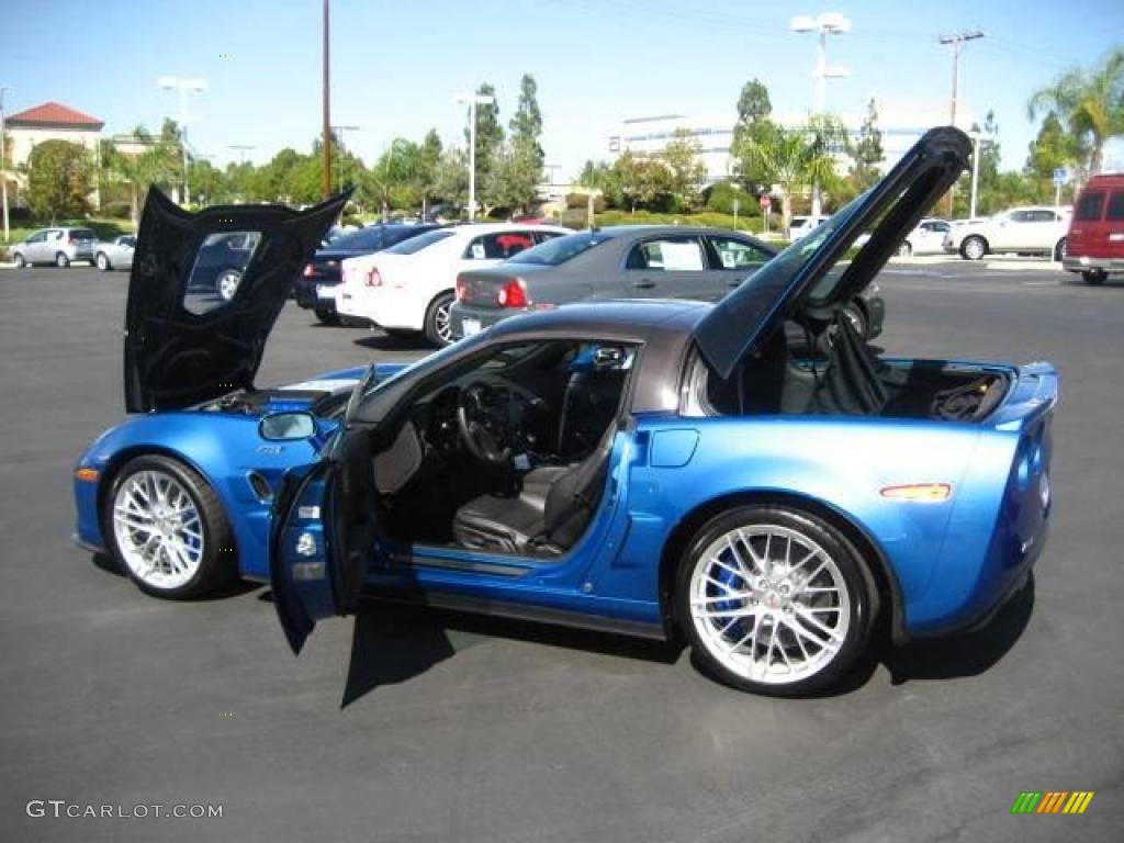 2010 Corvette ZR1 - Jetstream Blue Metallic / Ebony Black photo #12