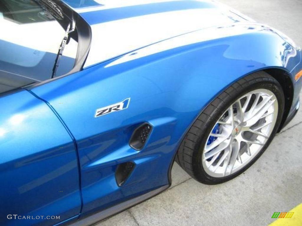 2010 Corvette ZR1 - Jetstream Blue Metallic / Ebony Black photo #13