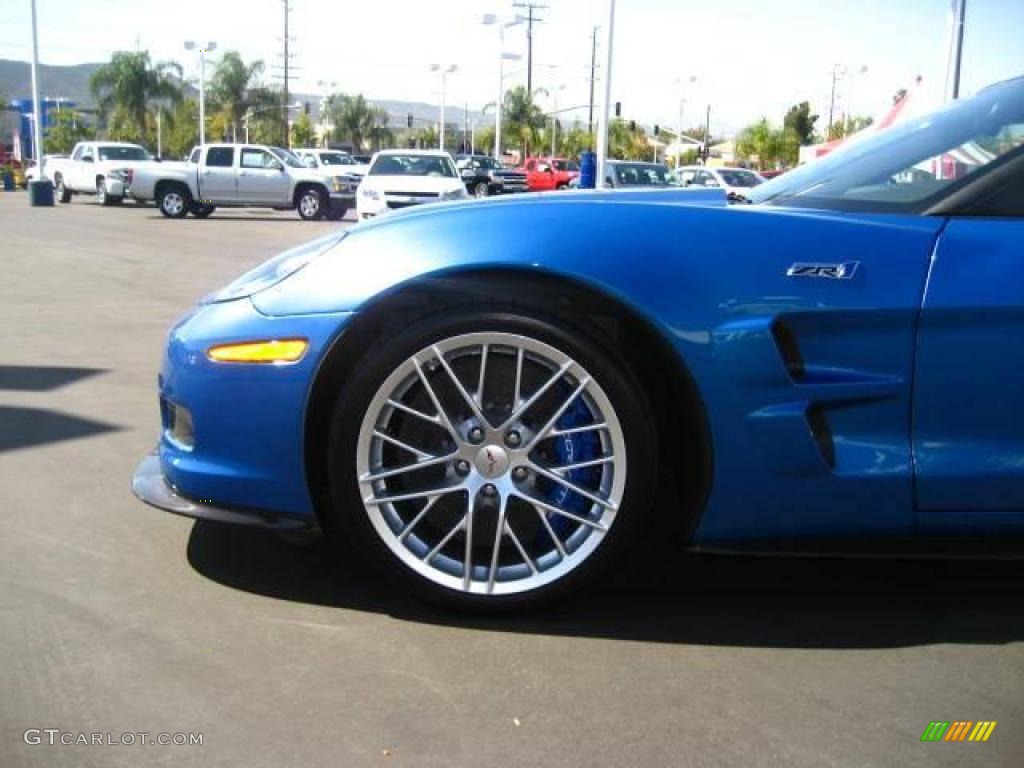 2010 Corvette ZR1 - Jetstream Blue Metallic / Ebony Black photo #14