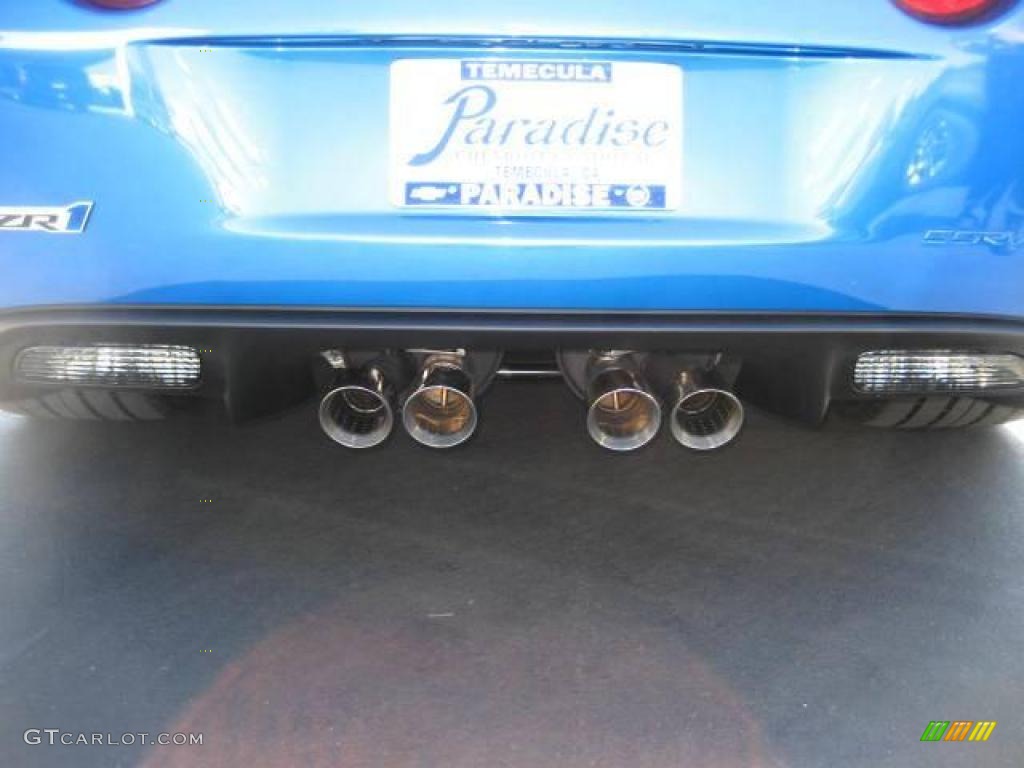 2010 Corvette ZR1 - Jetstream Blue Metallic / Ebony Black photo #15