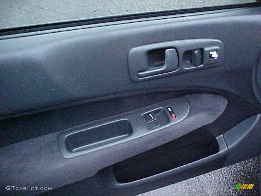 1999 Civic Si Coupe - Flamenco Black Pearl / Dark Gray photo #10