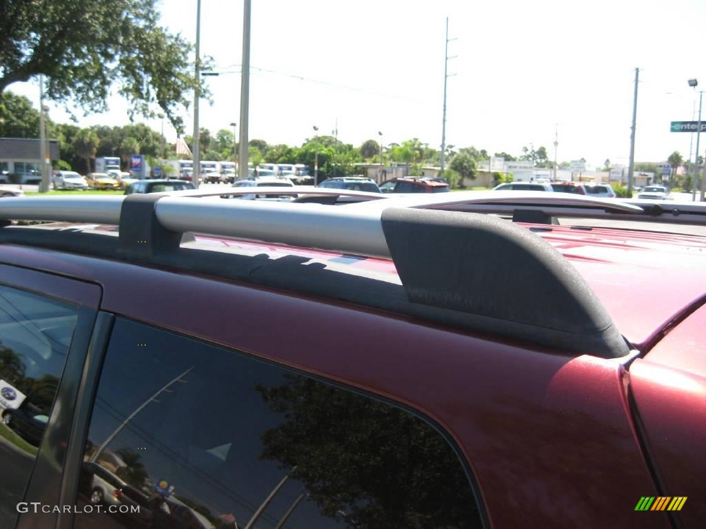 2004 Endeavor XLS AWD - Ultra Red Pearl / Charcoal Gray photo #7