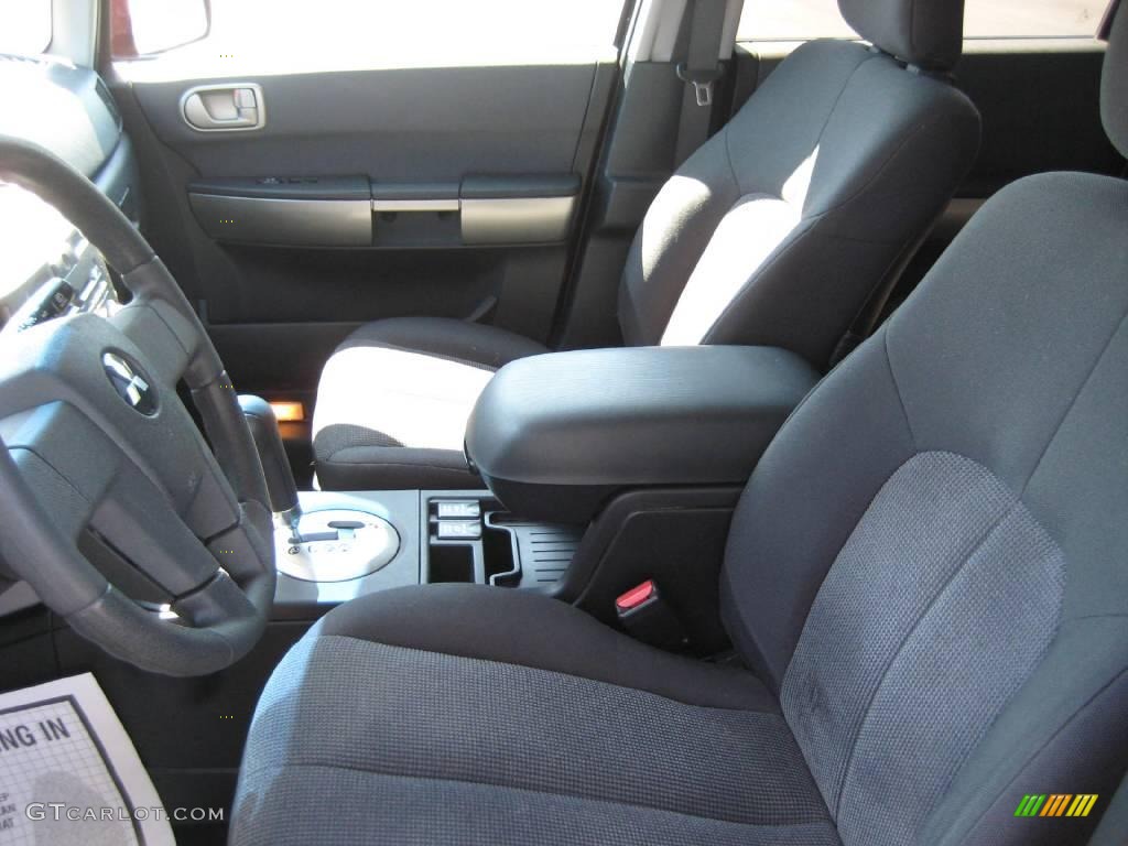 2004 Endeavor XLS AWD - Ultra Red Pearl / Charcoal Gray photo #12