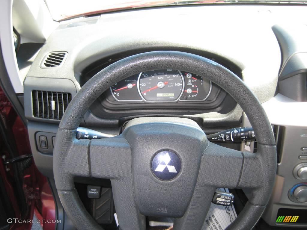 2004 Endeavor XLS AWD - Ultra Red Pearl / Charcoal Gray photo #18