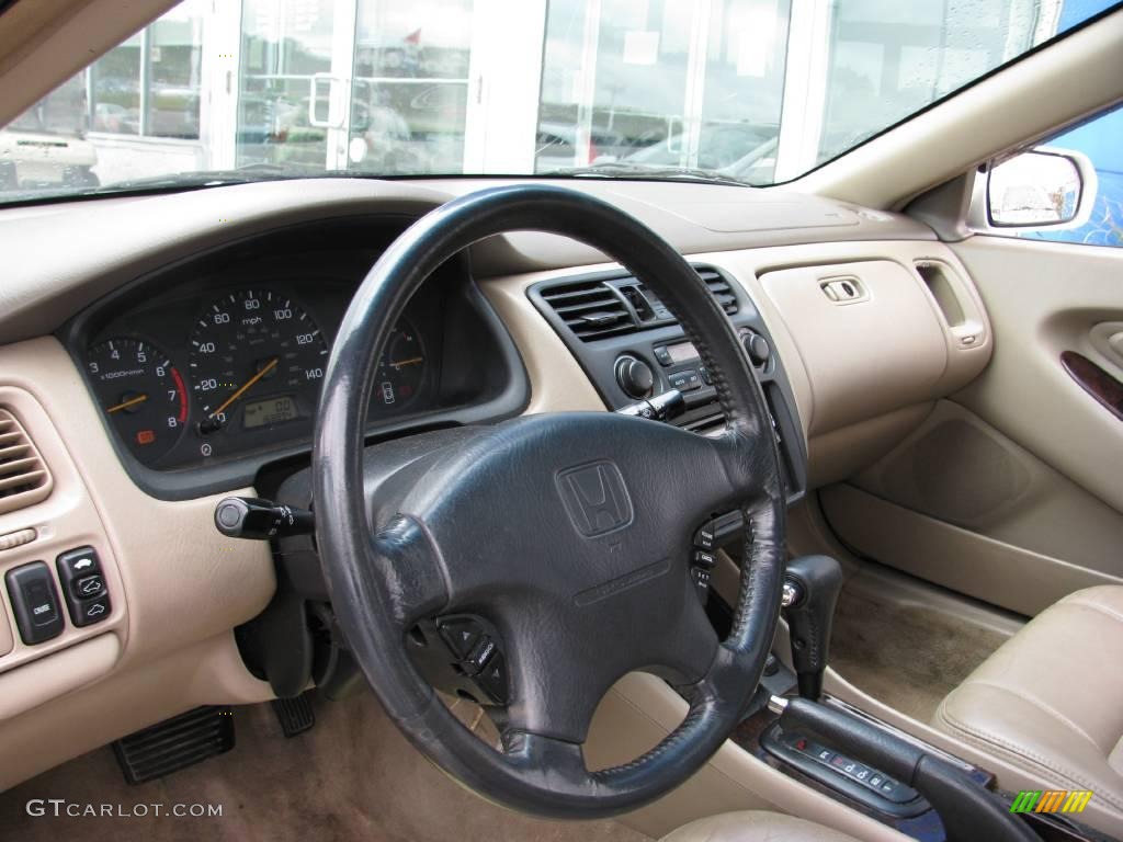 1998 Accord EX V6 Coupe - Taffeta White / Ivory photo #12
