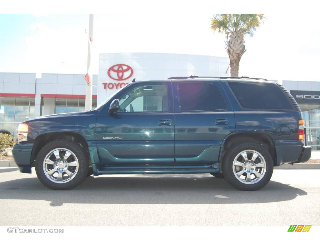 Blue Green Crystal GMC Yukon