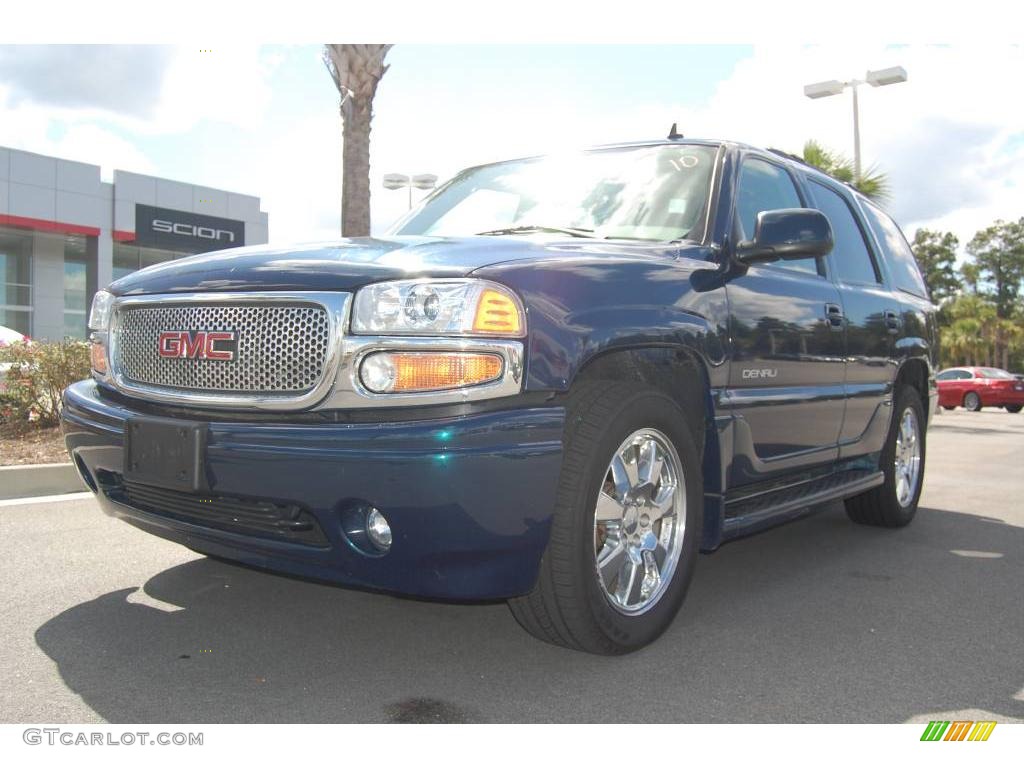 2006 Yukon Denali AWD - Blue Green Crystal / Sandstone photo #2