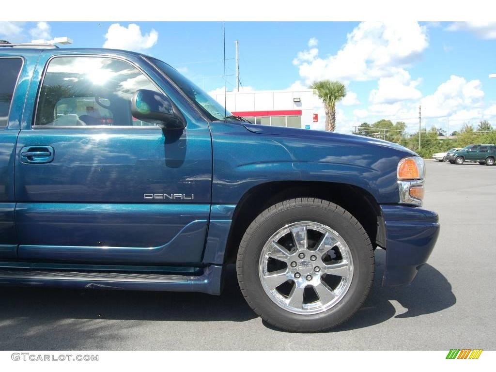 2006 Yukon Denali AWD - Blue Green Crystal / Sandstone photo #7