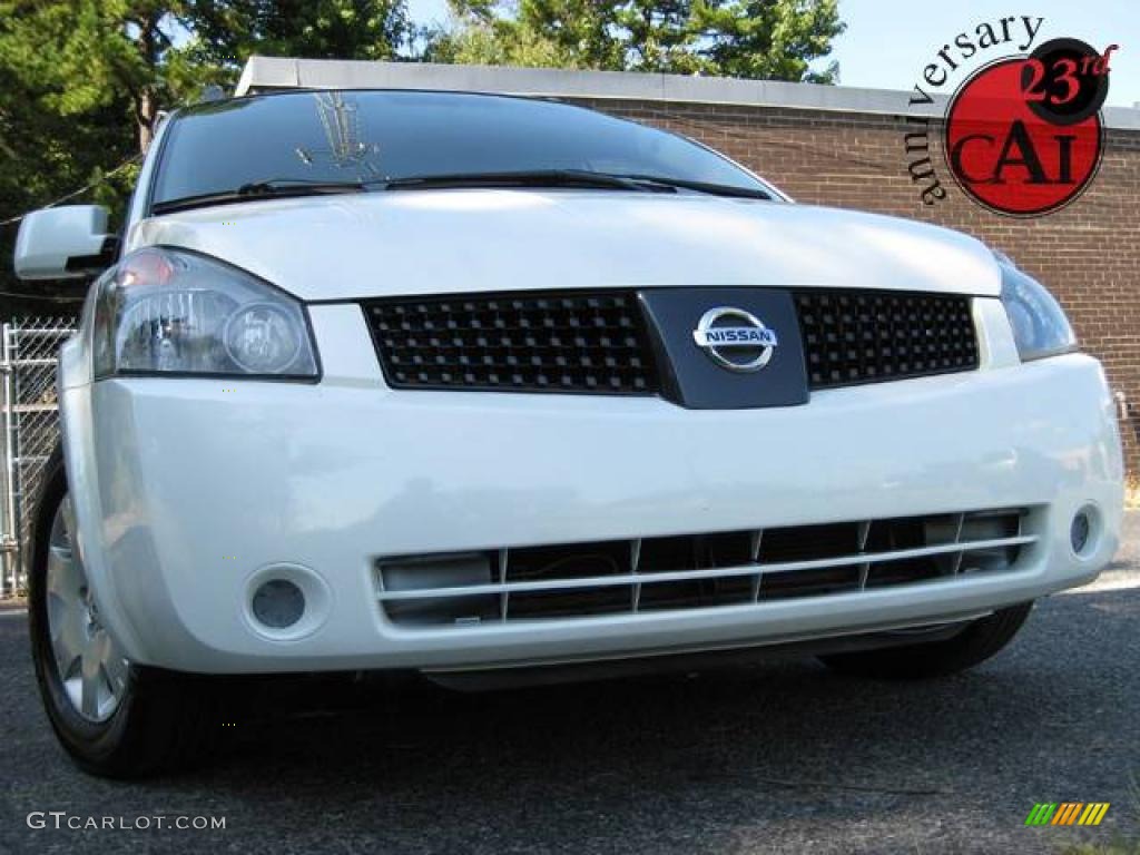 2005 Quest 3.5 S - Nordic White Pearl / Beige photo #1