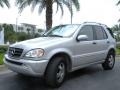 2002 Brilliant Silver Metallic Mercedes-Benz ML 320 4Matic  photo #2