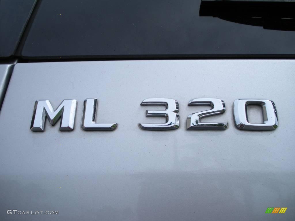 2002 ML 320 4Matic - Brilliant Silver Metallic / Ash photo #8