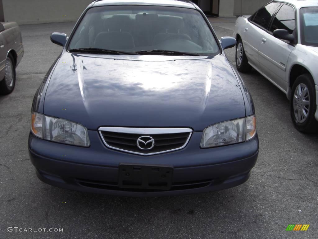 2002 626 LX - Galaxy Blue / Gray photo #3