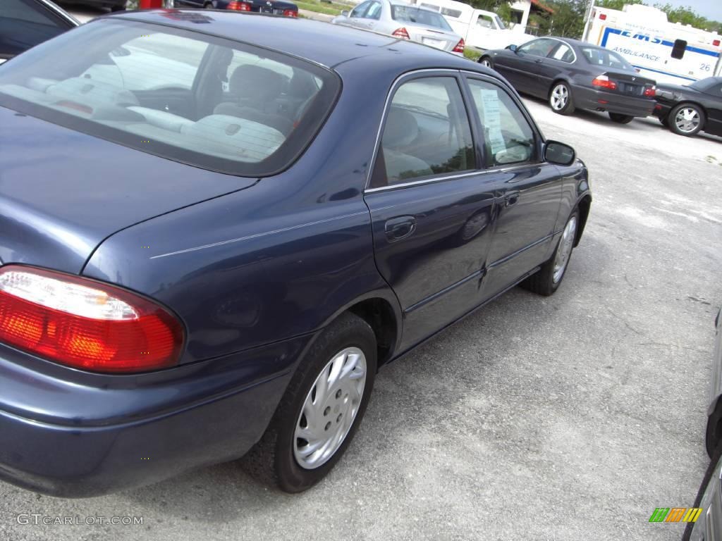 2002 626 LX - Galaxy Blue / Gray photo #4