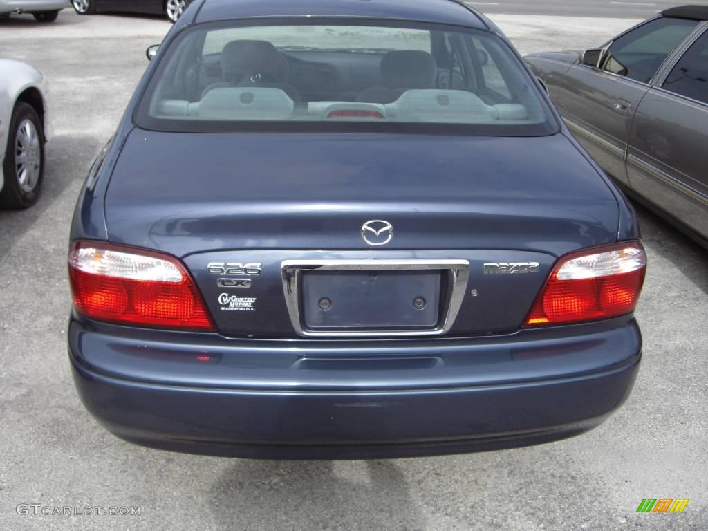 2002 626 LX - Galaxy Blue / Gray photo #6