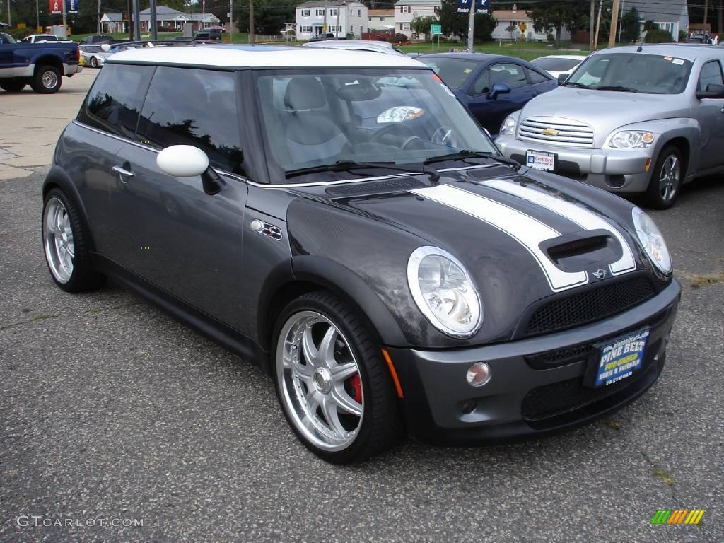 2004 Cooper S Hardtop - Dark Silver Metallic / Space Grey/Panther Black photo #3