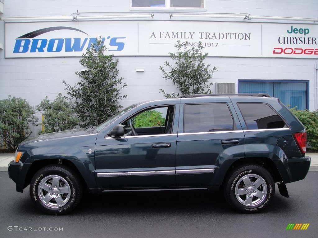 2005 Grand Cherokee Limited 4x4 - Deep Beryl Green Pearl / Medium Slate Gray photo #3
