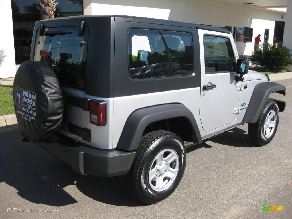 2010 Wrangler Sport 4x4 - Bright Silver Metallic / Dark Slate Gray/Medium Slate Gray photo #5