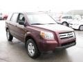 2007 Dark Cherry Pearl Honda Pilot LX 4WD  photo #9