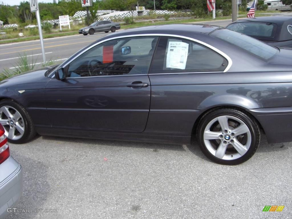 2006 3 Series 325i Coupe - Sparkling Graphite Metallic / Black photo #4