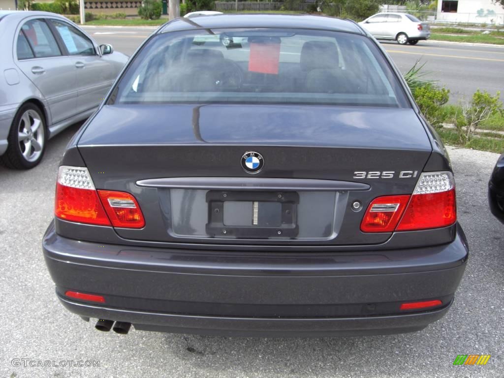 2006 3 Series 325i Coupe - Sparkling Graphite Metallic / Black photo #7