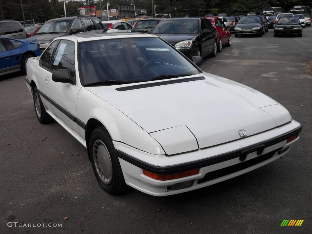 1988 Prelude Si - Polar White / Black photo #3