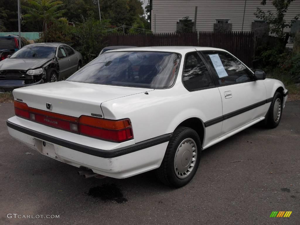 1988 Prelude Si - Polar White / Black photo #5