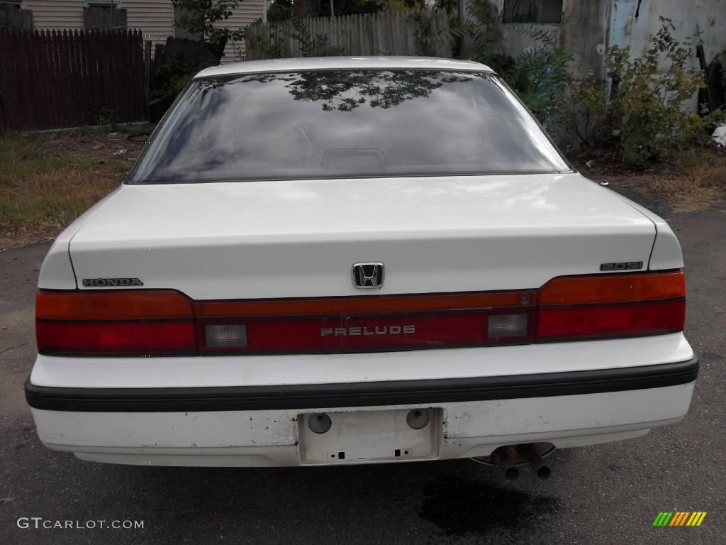 1988 Prelude Si - Polar White / Black photo #6
