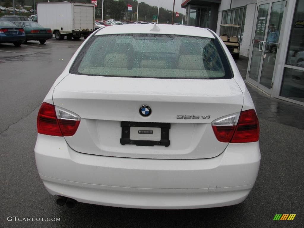 2006 3 Series 325xi Sedan - Alpine White / Beige photo #6