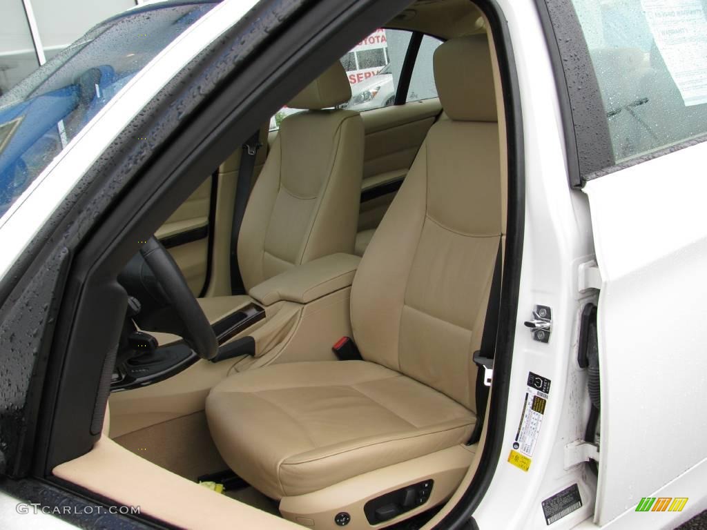 2006 3 Series 325xi Sedan - Alpine White / Beige photo #14
