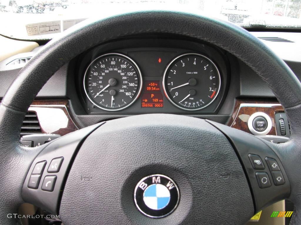 2006 3 Series 325xi Sedan - Alpine White / Beige photo #20