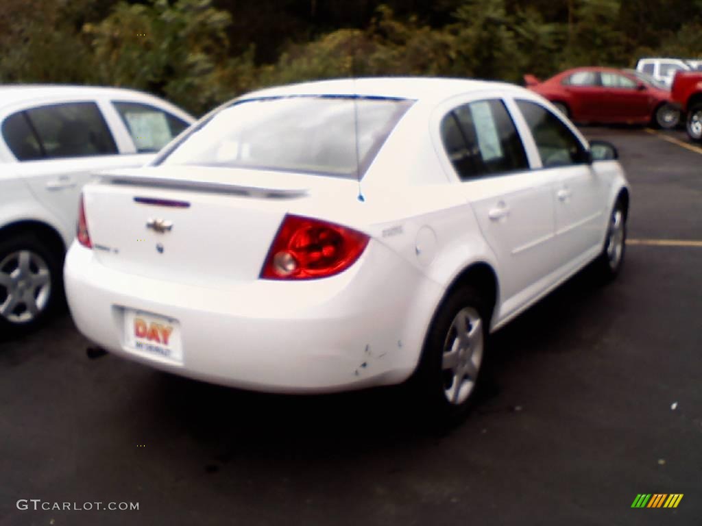 2007 Cobalt LT Sedan - Summit White / Gray photo #3