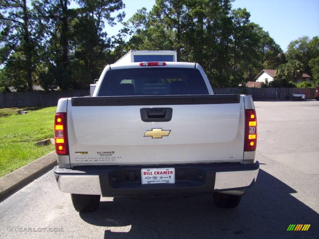 2009 Silverado 1500 LT Crew Cab 4x4 - Silver Birch Metallic / Ebony photo #4