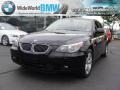 2007 Jet Black BMW 5 Series 525xi Sedan  photo #1