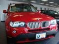 2007 Crimson Red BMW X3 3.0si  photo #3