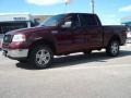 2006 Dark Toreador Red Metallic Ford F150 XLT SuperCrew 4x4  photo #2