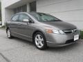 2007 Galaxy Gray Metallic Honda Civic EX Sedan  photo #1