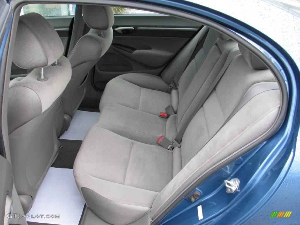 2007 Civic EX Sedan - Atomic Blue Metallic / Gray photo #11